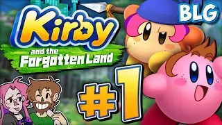 Lets Play Kirby and the Forgotten Land (BLIND) - Part 1 - Co-op Chaos