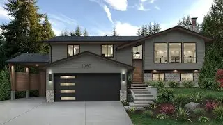 The Sims 4 | Split - Level Rustic Modern House | Speed Build + Download Links