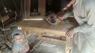 Taking another benefit from previous table ,fitt an hand cutter this time  // fitting of hand cutter