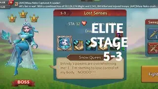 Lords mobile Elite stage 5-3 f2p|Lost senses Elite stage 5-3