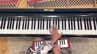 Solfeggietto piano and melodica - from the www.pianoeasy.online program for adults