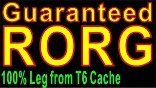 2.1.1 Legendary Farming Route: 100% !! Leg drop from T6 Cache @ 33% Guaranteed RoRG