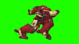 Hulkbuster run animated left chroma