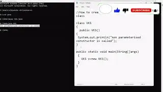 Lec-2 How to create a Constructor of a given Class.