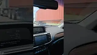 Smoking 18 Wheeler along I-95
