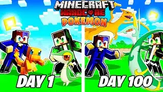 I Played 100 Days In a Pixelmon Minecraft Server... This is what happened.