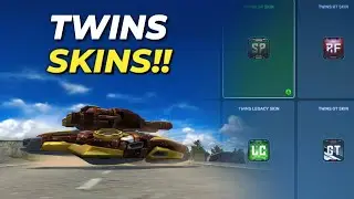 Tanki Online - I Got All Twins Skins! | Epic Highlights & Montage!!