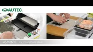 AUTEC Sushi Robots - Sushi Rice Sheet Maker and Wrapper ASM860A