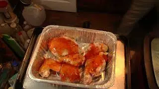 Cooking Sweet chili chicken