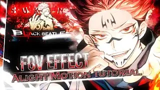 FOV Effect Alight Motion tutorial#1