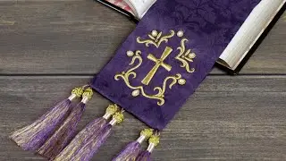 Закладка для Евангелия с вышивкой Крест