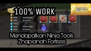 100% Work - trick to get ninja tools at fortress Zephaniah - Naruto x Boruto Ninja Voltage