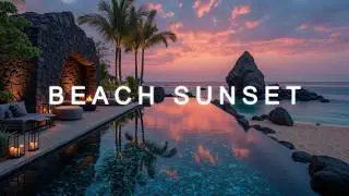 Beach Sunset Deep House | Golden Light Lounge Vibes for Ultimate Chill