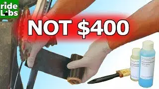 Carbon Frame Repair [BEFORE CRITICIZING, see UPDATE below!!!]  | I saved $400 fixing it myself.
