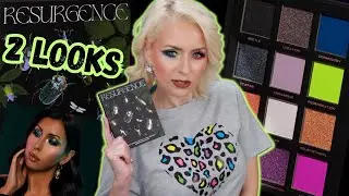 Honest Review NEW UnEarthly Cosmetics x Heather Austin RESURGENCE Palette + 2 LOOKS