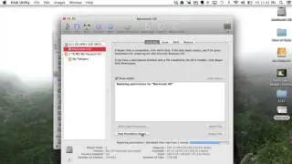 Repairing Permissions