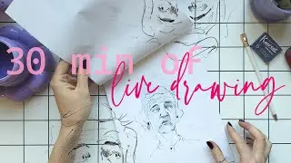 LIVE DRAWING  I  30 min  I  daily art practice