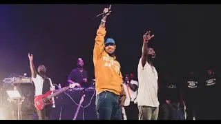 Chris Brown, Davido and The Compozers on stage in LA performing Blow My Mind + More