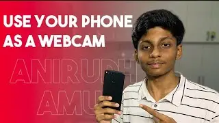Use your PHONE as a WEBCAM for your PC