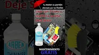 Motor De Porton Electrico Inundado Por lluvia Anegado