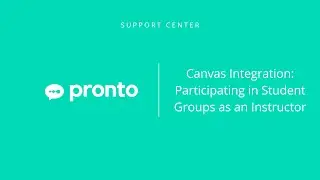 Canvas Integration: Participating in Student Groups as an Instructor