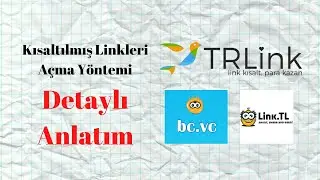 Kısaltılmış Linkleri Açma Yöntemi