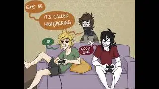 Eyeless Jack murdered the conversation ( creepypasta dub comic)