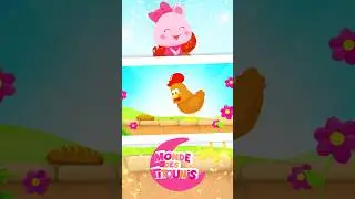 UNE POULE SUR UN MUR #bébé #comptine #comptines #shorts #chanson #français #french #nurseryrhymes