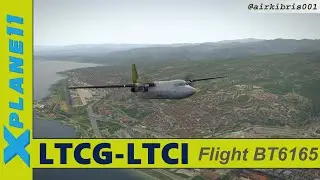 X-PLANE 11 | VATSIM | F50 | AIRBALTIC | Non-Real OPS | Trabzon to Van