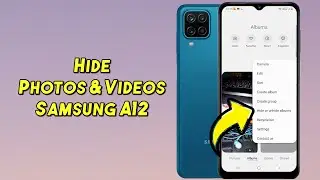 How to Hide Photos & Videos in Samsung Galaxy A12 l Samsung A12 Tips & tricks 2021