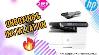 HP M438NDA LaserJet Pro All in One Printer with Network Duplex & ADF UNBOXING & INSTALLATION 😀😀