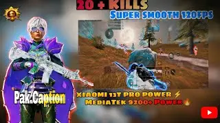 🔥 Xiaomi 13T Pro PUBG Test | 20+ Kills Rush Gameplay | HDR + Extreme Smooth 120FPS 