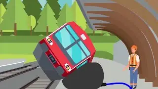 Shifting the Train Off the Rail By Air Bag (Fab-Cob Lifting Bag)