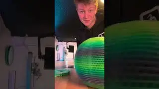 3D Printed Airless Basketball  try 1