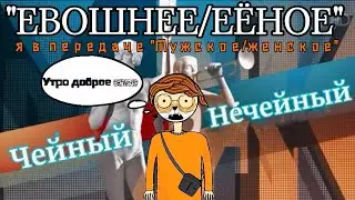 "Евошнее/еёное", или я в передаче "Мужское/женское"