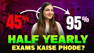 Class 12 Half yearly exams REALITY 😱🔥 How to prepare? Marks Included? Best Strategy ✅ #class12