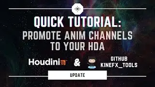 Kinefx tools: Quick tutorial - Automatic promotion of parameters to HDA