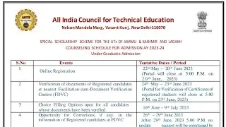 pmsss for j&k students 2023-24 important dates
