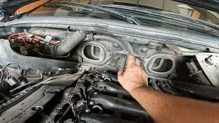замена моторной косы BMW X5 E53
