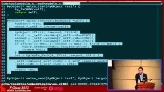 Embeddings of Python