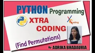 PYTHON: Find Permutations of a given word using python