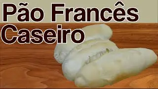 PÃO FRANCÊS CASEIRO - Receita e modo de preparar
