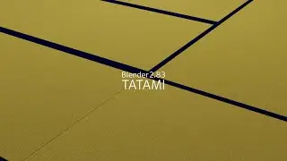 【Blender】TATAMI Node【作業動画】