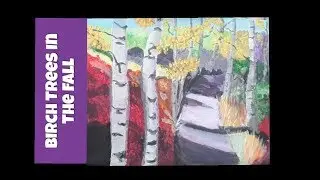 Birch Trees In The Fall