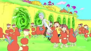 Gravity Falls and Rick and Morty - Cross Over in 