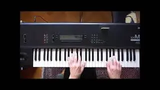 Korg M1 EX: Steamsynth, Piano 2 16', Pan Flute