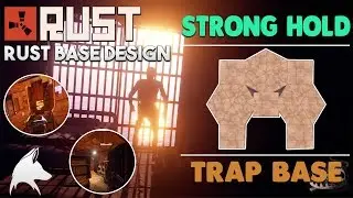 Stronghold TRAP Base! |(Epic Sightlines!!)| Rust Base Building!