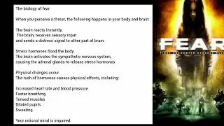 What is Fear ? 