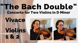 Bach Double Violin Concerto -  Violins 1 & 2  (1st mvt.)