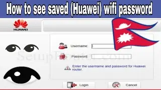 How to saved /conected HUAWEI wifi password . How to see wifi password from hweai